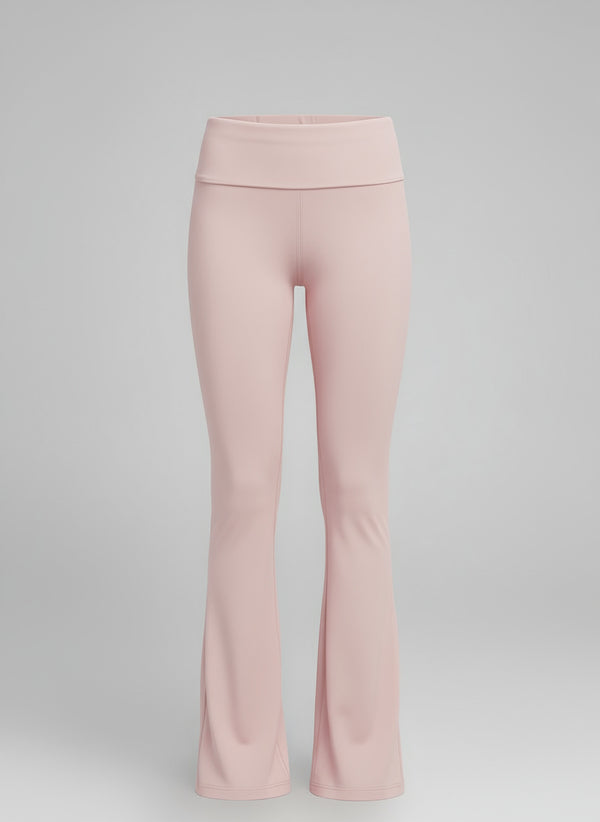 FLOW FLARED PANTS - S / Pink