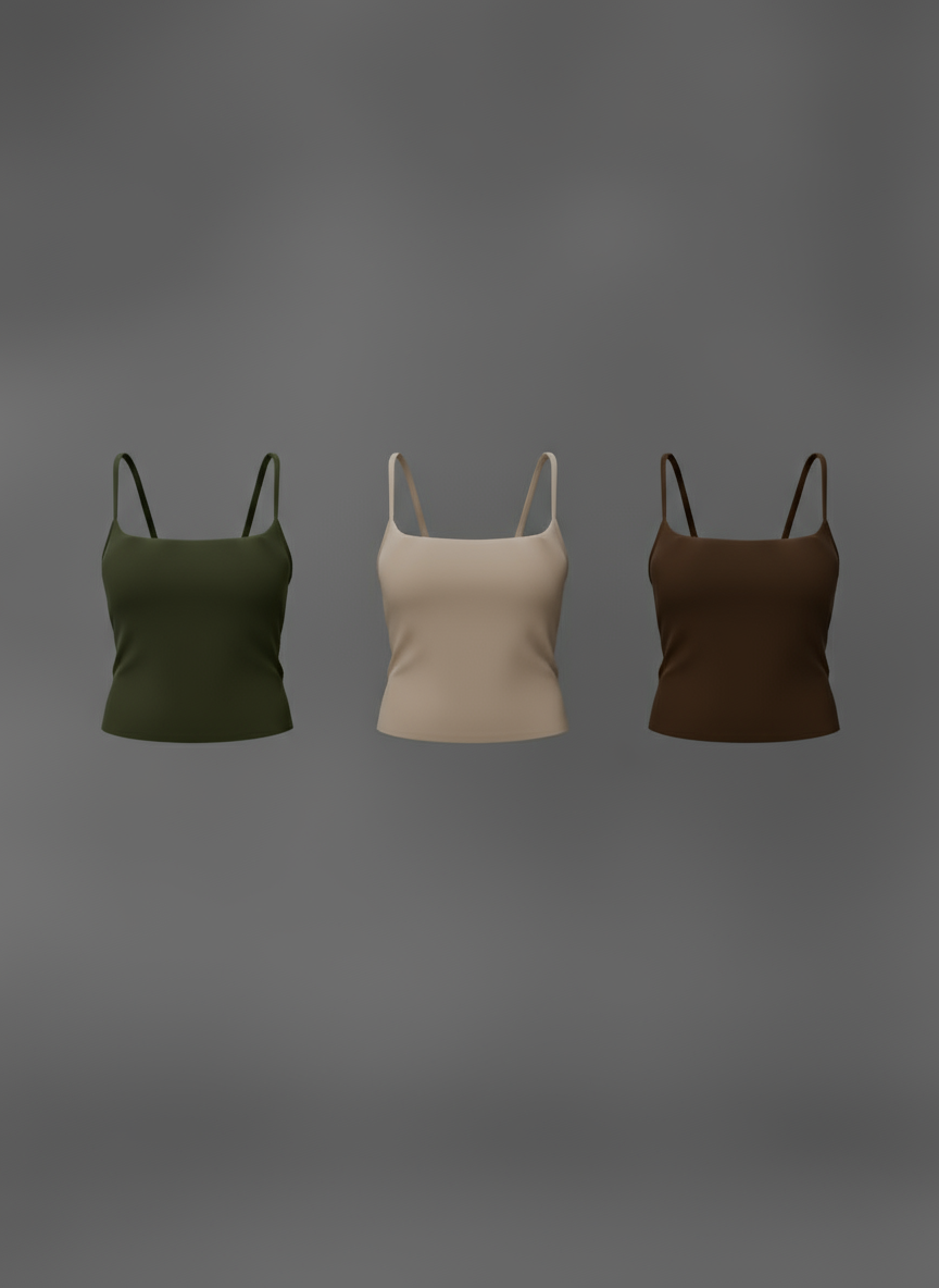 SCULPT TOPS 3-PACK