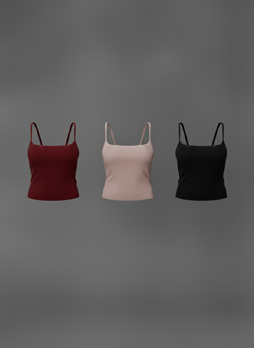 SCULPT TOPS 3-PACK