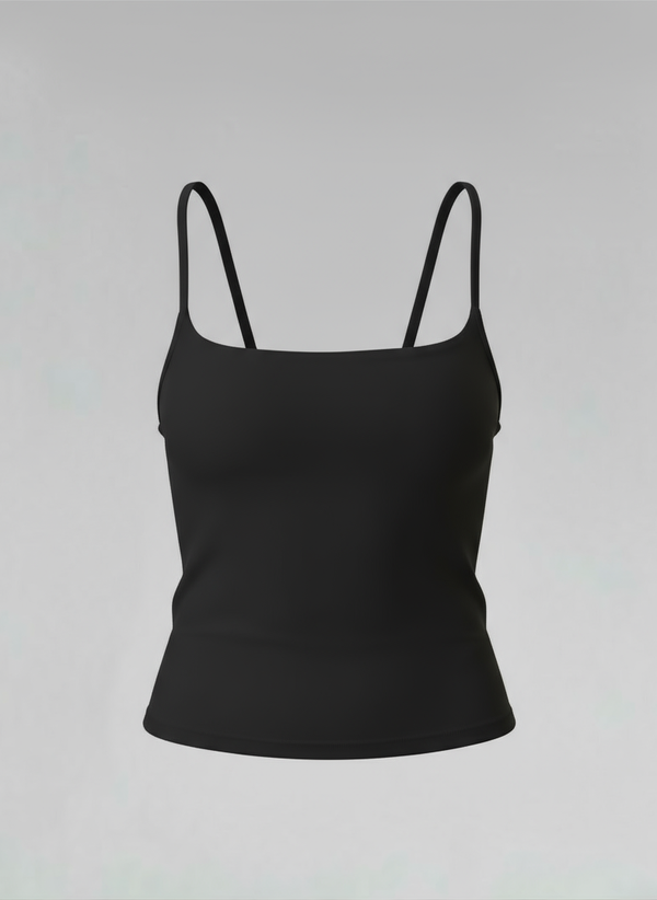 SOFT SCULPT TOP - XS / Black Onyx Top