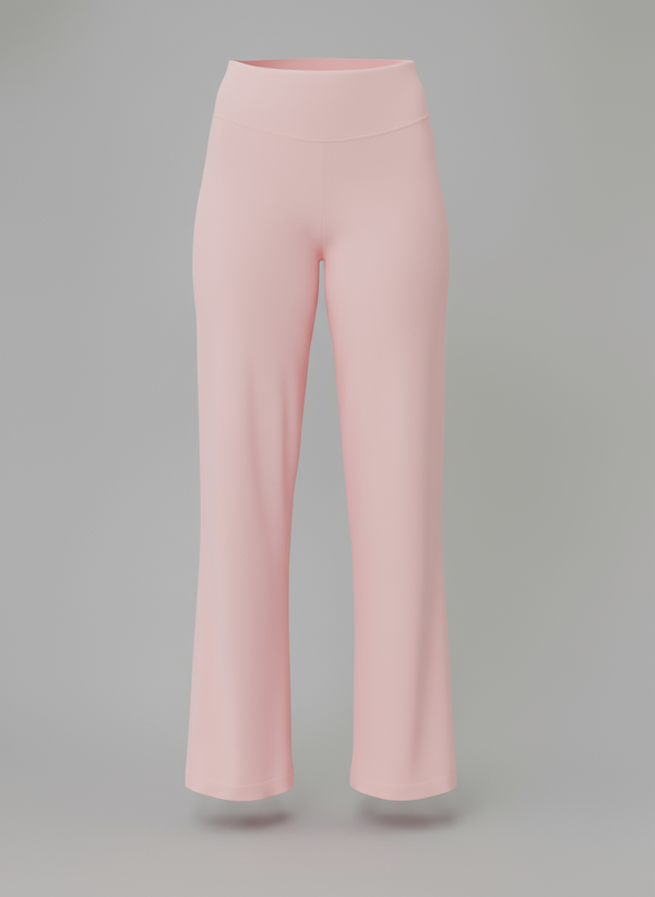 SOFT SCULPT STRAIGHT LEG PANTS - XS / Petal Pink / Regular