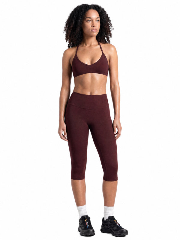 BARE CAPRIS - S / Oxblood