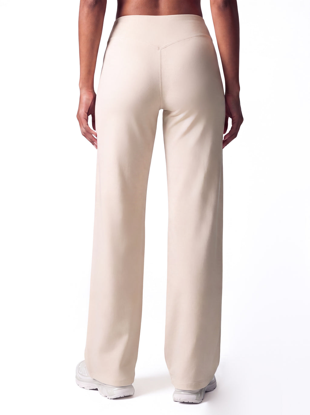 Cream pants back