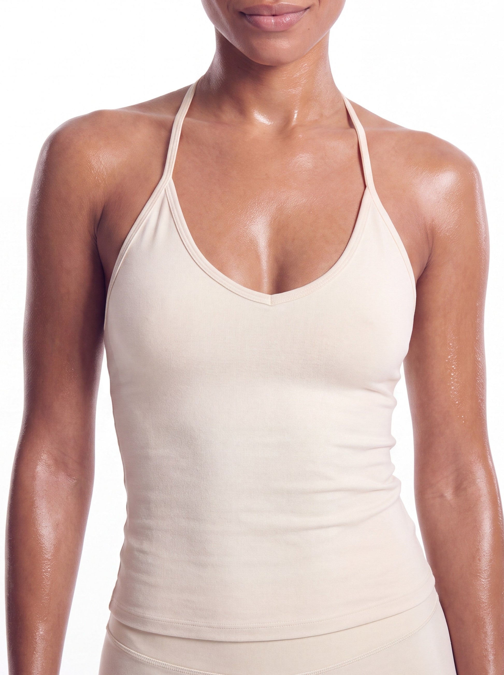 SOFT SCULPT HALTER TOP