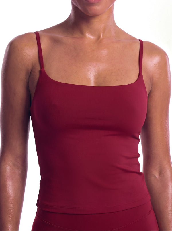 SOFT SCULPT TOP - XS / Dark Cherry