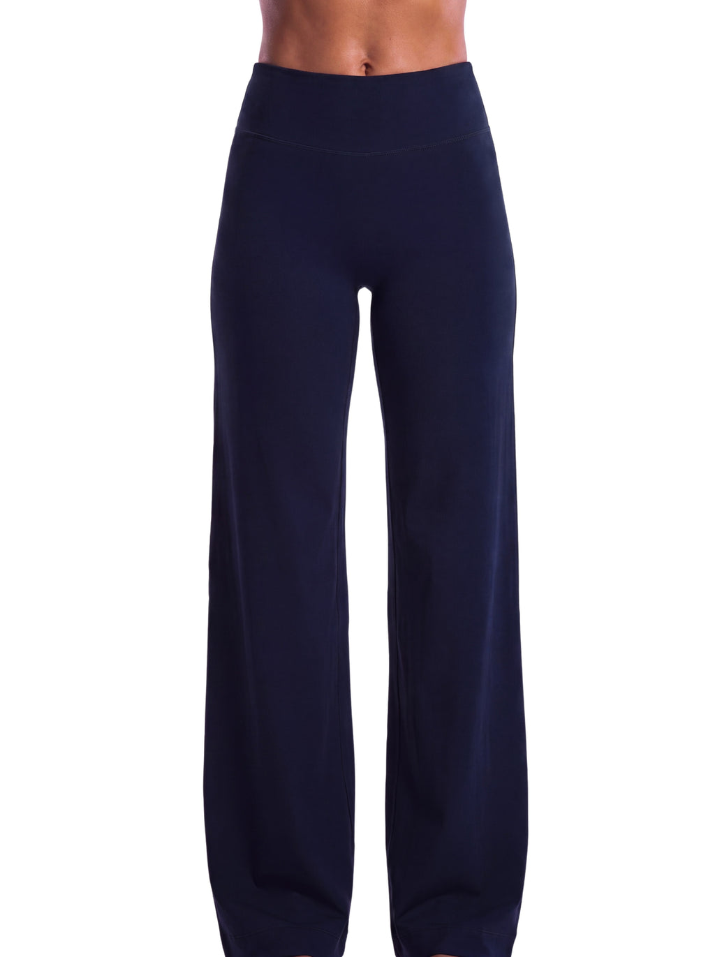 Navy pants front