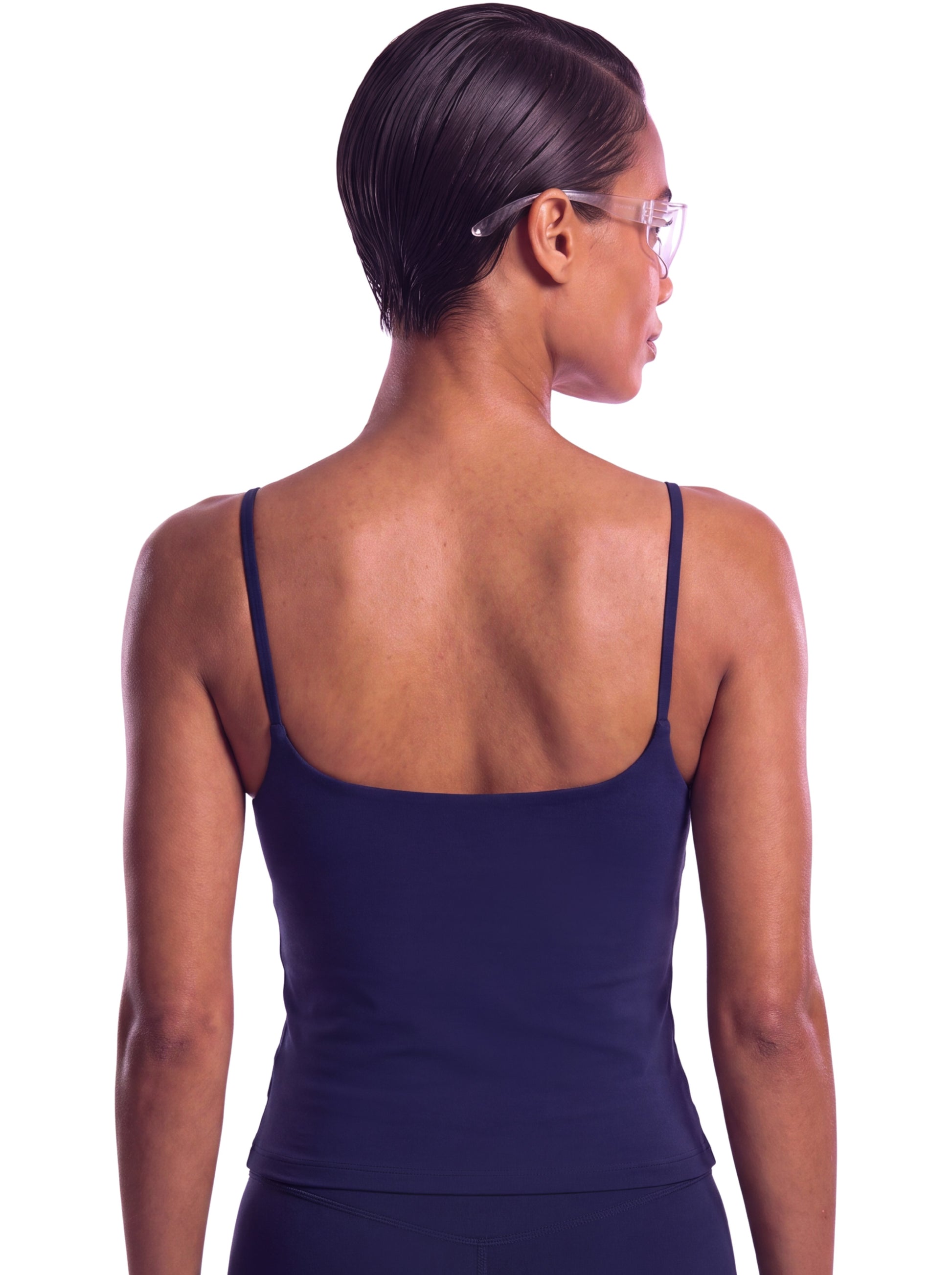 Navy top back