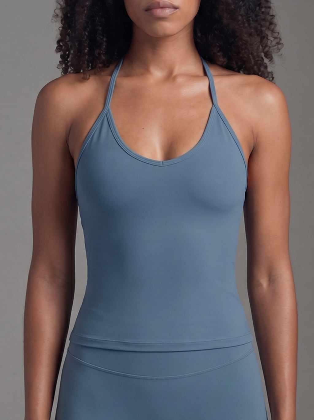 SOFT SCULPT HALTER TOP