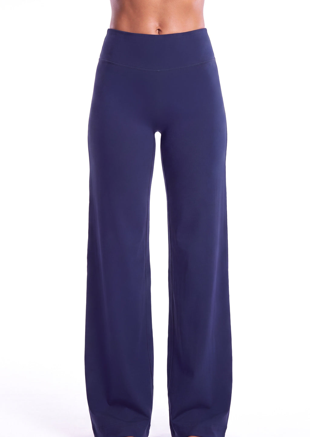 Navy pants front