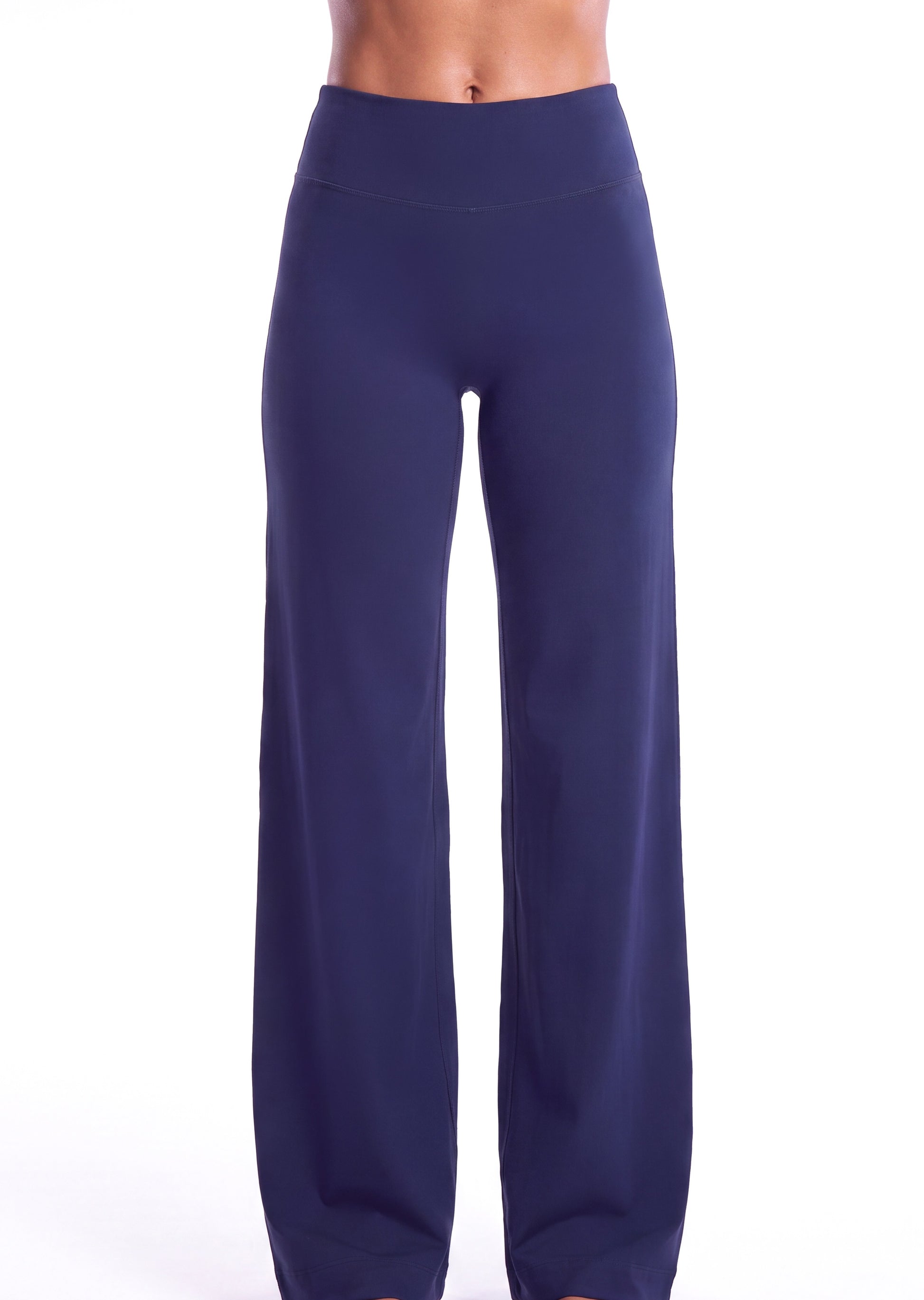 Navy pants front