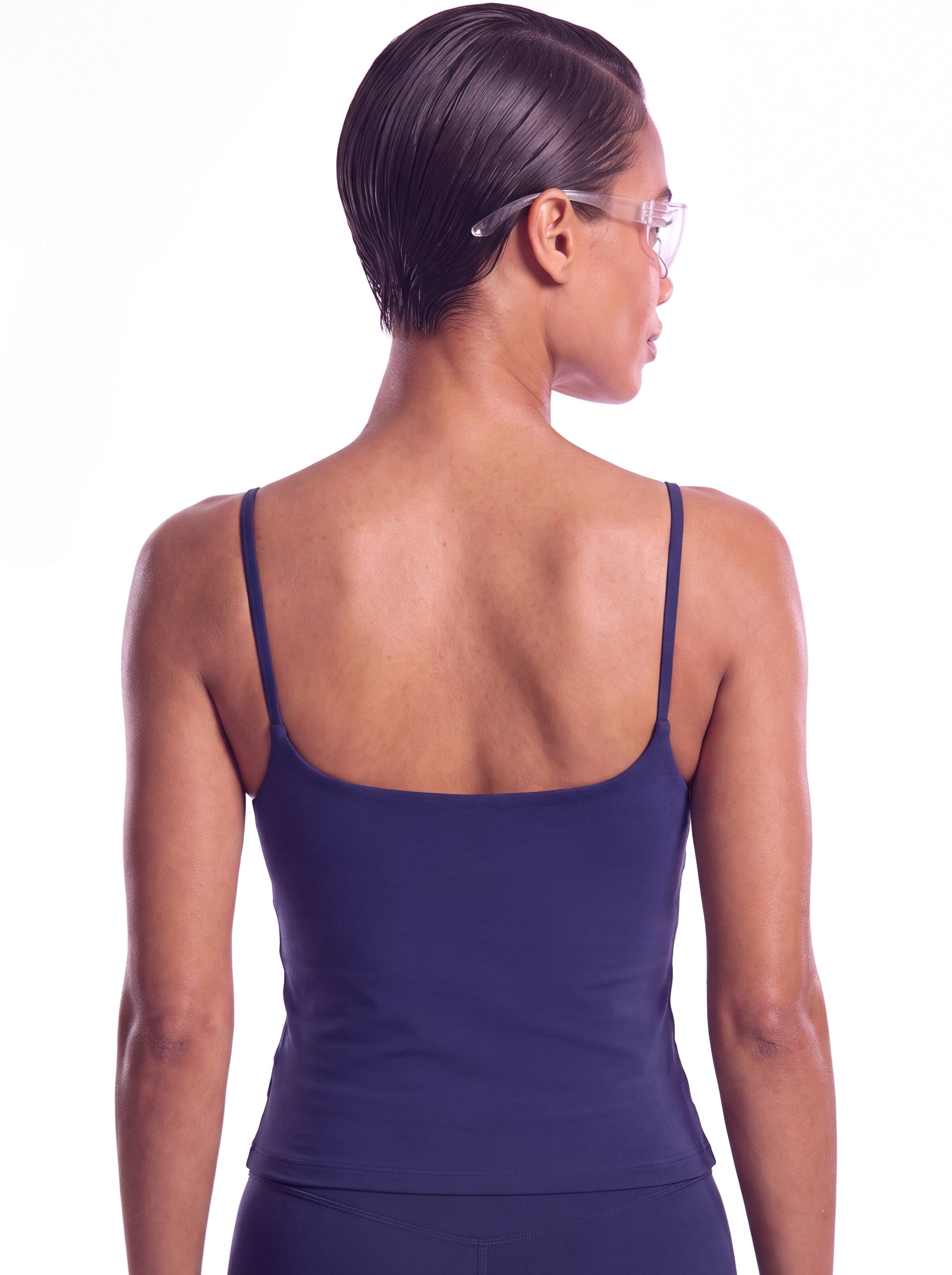 Navy top back